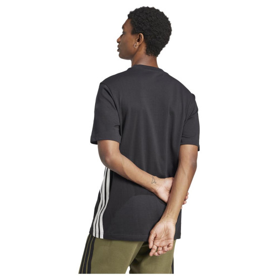 Adidas Ανδρική κοντομάνικη μπλούζα Essentials 3-Stripes Single Jersey Tee
